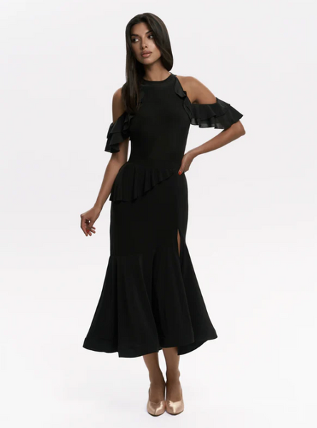 Free Australia-wide Shipping.&nbsp; Best price worldwide.

Soft yet striking, the Polly Bodysuit is all about confidence with a romantic twist. Frilled shoulders bring playful volume, while the lace back adds a hint of mystery. It’s the kind of piece that instantly makes you feel beautiful — on and off the dance floor. A great bodysuit for ballroom dancing, evening wear &amp; parties, social dancing &amp; dancesport competitions.


Hipster bottom
Removable cups
Made of the soft and elastic fabric