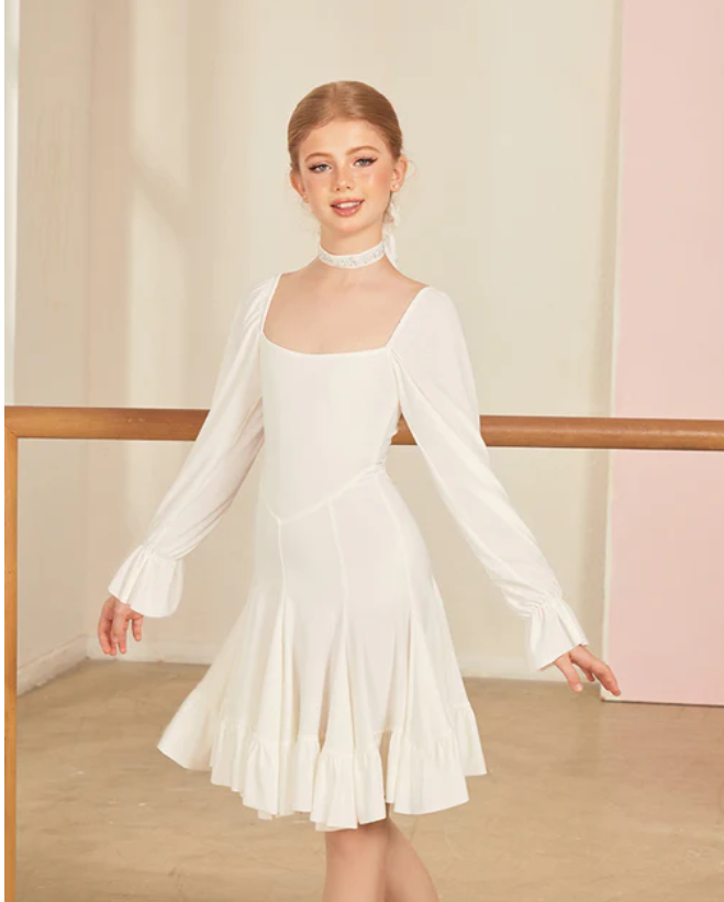 Free Australia-wide Shipping. &nbsp;Best Price Worldwide.


Fairy Dress brings every little princess to life. With a dainty square neckline and soft puffed sleeves, it’s elegance made playful. The back tie fits her just right while the full skirt swirls with every spin. It’s dreamy, it’s sweet, and it turns everyday moments into little royal occasions. The perfect girls dress for Ballroom &amp; Latin Dancing, Parties &amp; Events. Necklace sold separately.