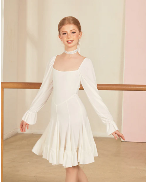 Free Australia-wide Shipping. &nbsp;Best Price Worldwide.


Fairy Dress brings every little princess to life. With a dainty square neckline and soft puffed sleeves, it’s elegance made playful. The back tie fits her just right while the full skirt swirls with every spin. It’s dreamy, it’s sweet, and it turns everyday moments into little royal occasions. The perfect girls dress for Ballroom &amp; Latin Dancing, Parties &amp; Events. Necklace sold separately.