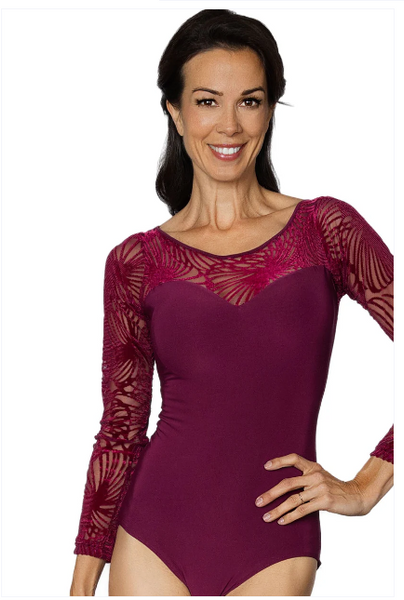 Free Australian Delivery - Best Price Delivered Worldwide.

Best Seller! &nbsp;Elevate your ballroom performance with our L2410 Velvet Sweetheart Leotard. The burnout velvet fabric adds a touch of luxury to this functional sweetheart bodysuit, perfect for perfecting your dance moves. Available in a variety of sizes for a flawless fit.