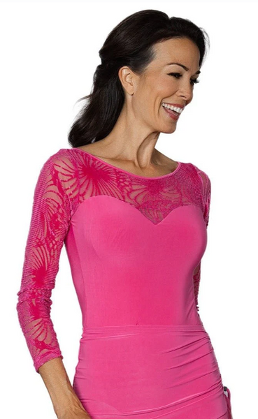 Velvet Leotard Sweetheart Neckline L2410 in Various Colours | Ladies Fitted, Stretch Bodysuit with Long Sleeves for Ballroom, Latin, Tango Dancing & Evening Wear
