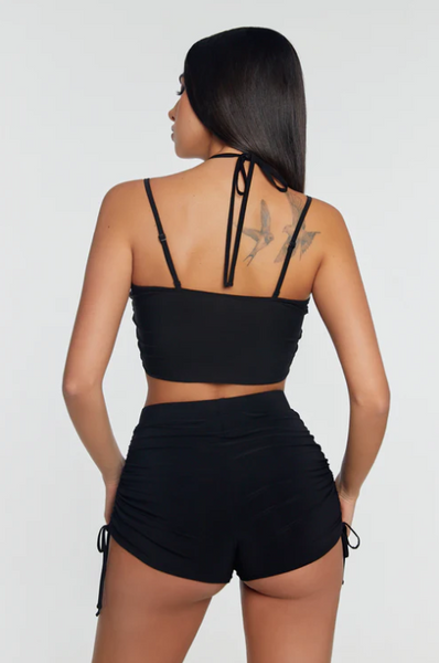 Dance Top "Selena" | Sleeveless Crop Top with Cut Out Front Feature for All Dance Styles | Crop Top for Dancewear, Clubbing Wear & Heels Dancewear