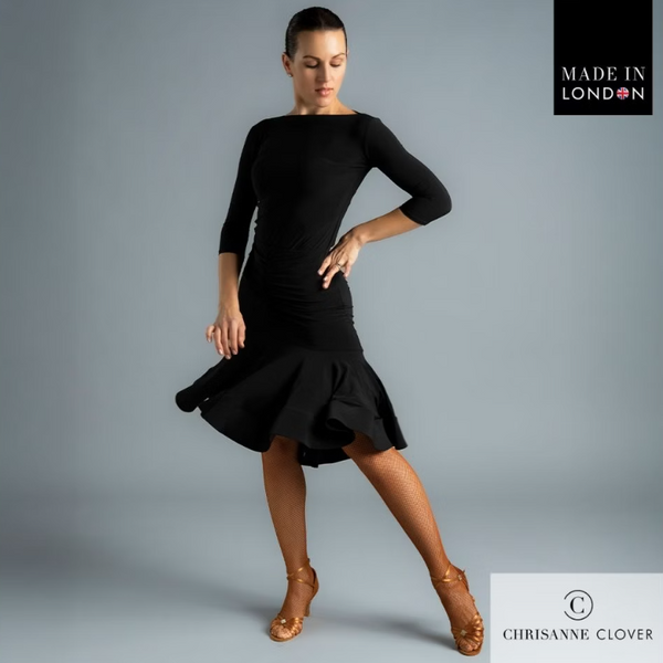 FREE AUSTRALIA-WIDE SHIPPING.&nbsp; Best price worldwide with tracking.

BEST SELLER! The Eternity Top is a timeless essential that combines simplicity with elegance. Featuring a refined slash neckline and ¾ length sleeves, this versatile piece offers classic sophistication suitable for a variety of dance styles both on and off the floor.

Its understated design makes it the perfect pairing with any item from the collection, including the Freya Latin Skirt, Quinn Latin Skirt, Oakley Ballroom Skirt, Cressida