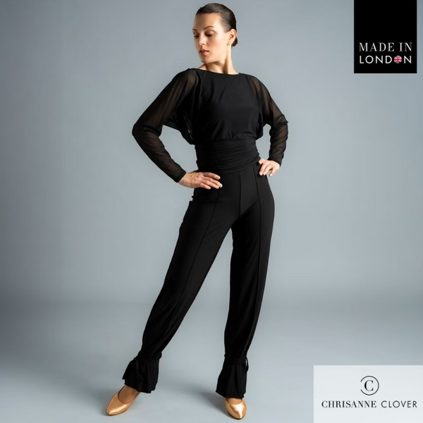 FREE AUSTRALIA-WIDE SHIPPING.&nbsp; Best price worldwide with tracking.


The Emanuela Trousers combine elegance with functionality, making them a standout choice for dancers. Featuring a distinctive tie detail at the ankle, these trousers can be styled with or without the tie for a personalized look.

Designed to flatter the figure, the trousers showcase straight legs with a refined pintuck seam running along the centre front and back for added sophistication. A centre back split, extending just below the 