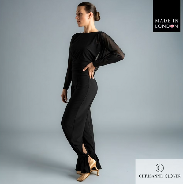 FREE AUSTRALIA-WIDE SHIPPING.&nbsp; Best price worldwide with tracking.


The Emanuela Trousers combine elegance with functionality, making them a standout choice for dancers. Featuring a distinctive tie detail at the ankle, these trousers can be styled with or without the tie for a personalized look.

Designed to flatter the figure, the trousers showcase straight legs with a refined pintuck seam running along the centre front and back for added sophistication. A centre back split, extending just below the 