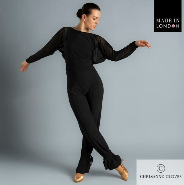 FREE AUSTRALIA-WIDE SHIPPING.&nbsp; Best price worldwide with tracking.


The Emanuela Trousers combine elegance with functionality, making them a standout choice for dancers. Featuring a distinctive tie detail at the ankle, these trousers can be styled with or without the tie for a personalized look.

Designed to flatter the figure, the trousers showcase straight legs with a refined pintuck seam running along the centre front and back for added sophistication. A centre back split, extending just below the 