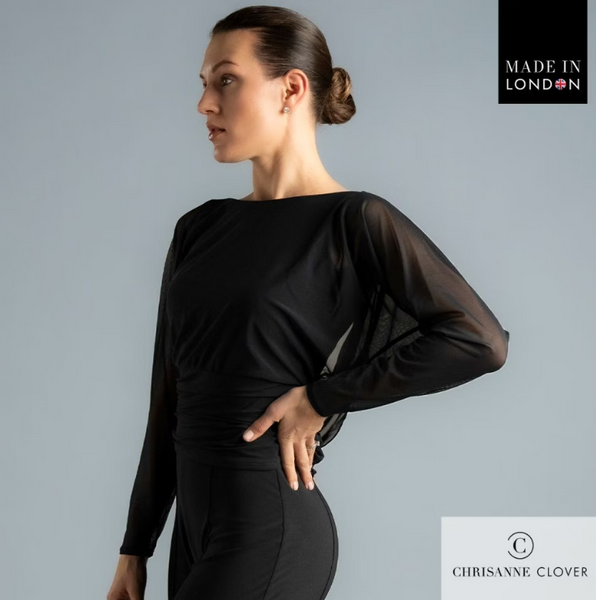FREE AUSTRALIA-WIDE SHIPPING.&nbsp; Best price worldwide with tracking.


BEST SELLER! The Charlotte Top is a sophisticated choice for dancers who appreciate elegance and versatility. This chic batwing design combines sheer stretch net layered over a stretch crepe bodice, creating a refined and stylish look.

The cowl draped back adds a fashionable contrast to the streamlined front, which is adorned with an embellished motif for a touch of luxury.&nbsp;This top is an ideal match for the Cressida Ballroom Sk
