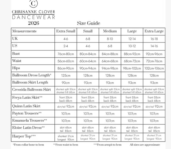 Chrisanne Clover Cressida Ballroom Skirt 25 - Dance practice, performance, DanceSport Competition