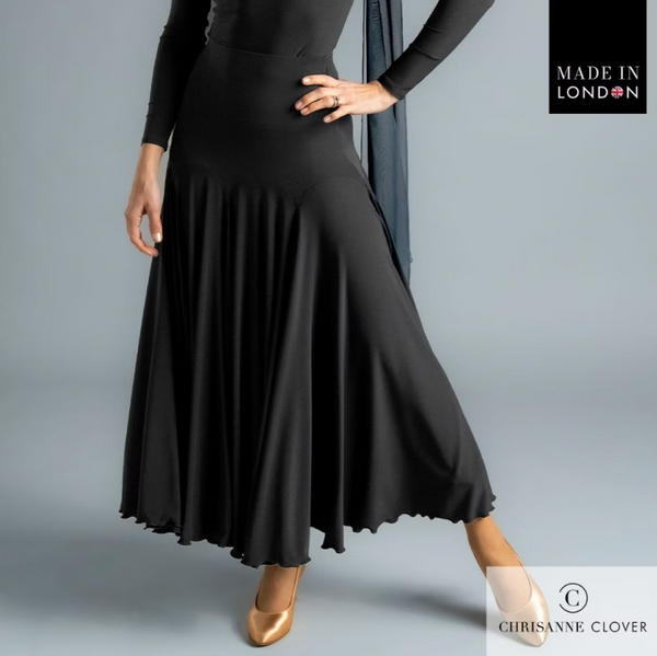 FREE AUSTRALIA-WIDE SHIPPING.&nbsp; Best price worldwide with tracking.

Experience elegance and movement with the Oakley Ballroom Skirt—a stunning design crafted for dancers who want style and performance. This gorgeous skirt features exquisite scalloped seamed detailing, with flared panels finished with a delicate roll hem edge, creating a graceful and flowing silhouette.

The elasticated waistband ensures a comfortable fit, while the 8 flared skirt panels deliver exceptional volume and flare, transformin