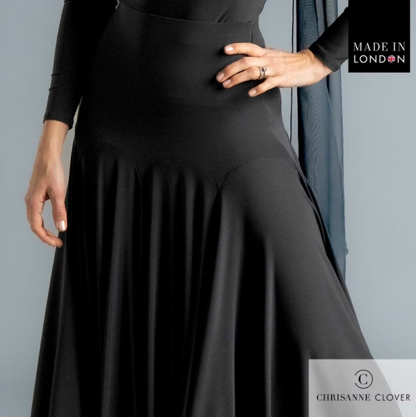 FREE AUSTRALIA-WIDE SHIPPING.&nbsp; Best price worldwide with tracking.

Experience elegance and movement with the Oakley Ballroom Skirt—a stunning design crafted for dancers who want style and performance. This gorgeous skirt features exquisite scalloped seamed detailing, with flared panels finished with a delicate roll hem edge, creating a graceful and flowing silhouette.

The elasticated waistband ensures a comfortable fit, while the 8 flared skirt panels deliver exceptional volume and flare, transformin