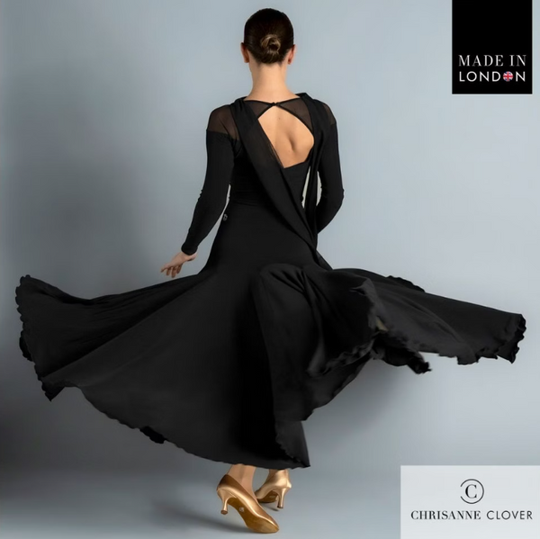 Oakley Ballroom Skirt | Stretch Ballroom Dance Skirt for Dance Practice, Performance & Competitions