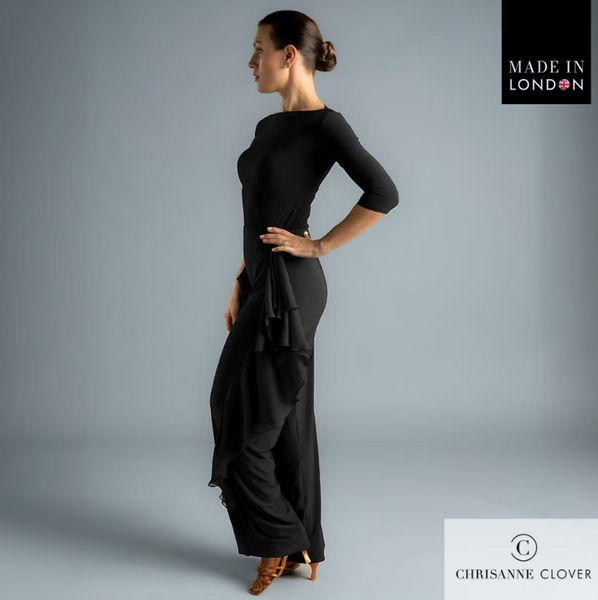 Payton Trousers | Ladies Stretch Trousers for Ballroom, Tango & Latin Dance Practice, Performance & Social Dancing