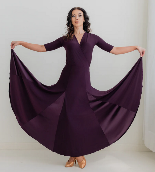 FREE Australia-wide Shipping | Best Price Worldwide

The Alexa Ballroom Skirt in Plum is an elegant stretch ballroom skirt featuring six inserts of beautiful, machine washable satin. A rich, deep plum tone that is dramatic and uniquely flattering on the dancefloor — an elegant piece for any ballroom or smooth dance, or even an evening out dancing! A wide, soft elastic waistband creates a seamless look and a supportive, comfortable feel that moves with you all night long.

Skirt Features:
Elegant stretch fab