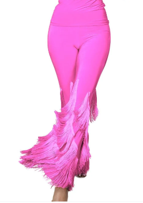 Free Australian Delivery - Best Price Delivered Worldwide.

Enhance your dance moves with our P2411 Spiral Fringe Pants. The fringe sewn in a spiral outward adds a unique touch to your style. Get ready to stand out on the dance floor! Created with stretch, silky smooth, wrinkle resistant fabrics for lasting style!