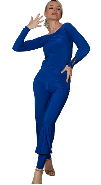 Free Australian Delivery - Best Price Delivered Worldwide.

Effortlessly elevate your ballroom wardrobe with our P2402 Circle Embellished Harem Pants. The wider cut and ankle cuff, adorned with a golden grommet trim, create a playful and stylish look. Perfect for those who want to make a statement on the dance floor. Created with stretch, silky smooth, wrinkle resistant fabrics for lasting style!