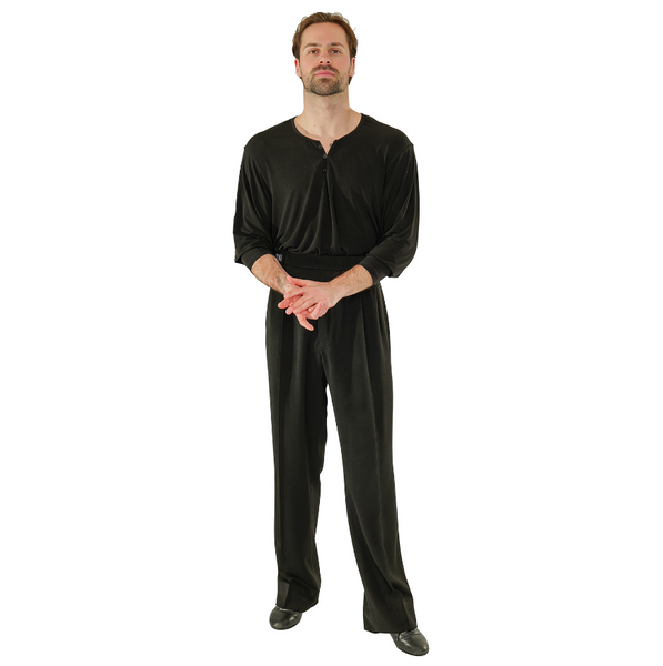 Free Australia-wide shipping. Great value worldwide.

DSI London 3960 High-Waisted Pleated Dance Trousers

Bring a clean, tailored look to the dance floor with the DSI London 3960 men's dance trousers. A high waist, two front pleats and a tapered leg create a sharp silhouette in classic black, offering a distinctive alternative to wider-leg dance pants.

From Latin practice and teaching to ballroom performance and DanceSport competition, these men's and youth dance trousers make a versatile addition to your