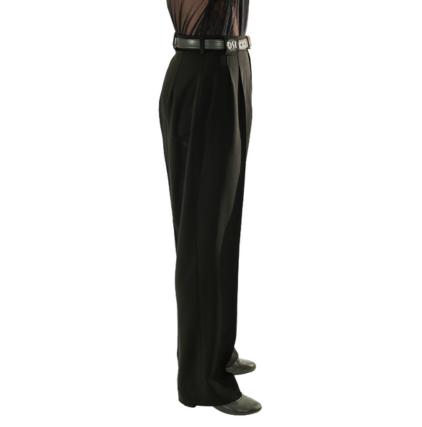 Free Australia-wide shipping. Great value worldwide.

DSI London 3961 Men's High-Waisted 2-Pleat Dance Trousers

Define your dance-floor look with the DSI London 3961 men's black dance trousers. Two front pleats bring distinctive tailored detail to the high-waisted cut, while a tapered leg creates a clean, streamlined silhouette. Belt loops give you the option to complete the look with your choice of belt.

For Latin practice, ballroom performance or an evening of tango, these pleated dance pants offer a sm