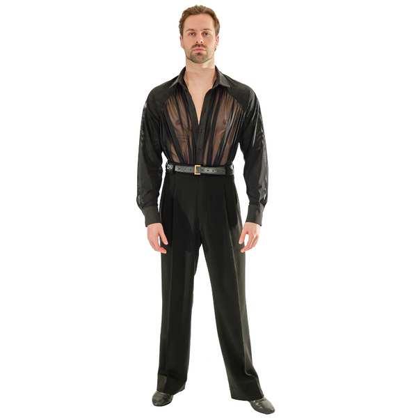 Free Australia-wide shipping. Great value worldwide.

DSI London 3961 Men's High-Waisted 2-Pleat Dance Trousers

Define your dance-floor look with the DSI London 3961 men's black dance trousers. Two front pleats bring distinctive tailored detail to the high-waisted cut, while a tapered leg creates a clean, streamlined silhouette. Belt loops give you the option to complete the look with your choice of belt.

For Latin practice, ballroom performance or an evening of tango, these pleated dance pants offer a sm