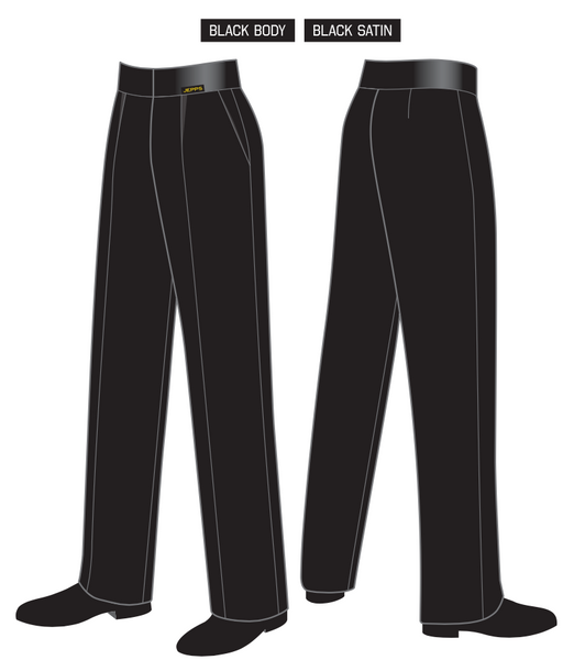 mens ballroom and latin dance trousers from dancewear for you australia and nz dancewear, dance pants with single front pleat and pockets with free shipping australia