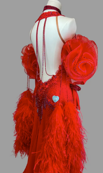 All dresses are designed and produced using the finest dance fabrics and trim by EM Couture's talented dressmakers and sourced for Dancewear For You customers at exclusive prices with worldwide delivery.

Drop us a line if you wish to have your dress produced in a different colour scheme or to enquire about the Couture Service from EM Couture and Dancewear For You to create your perfect Ballroom or Latin Dress of your dreams!.
