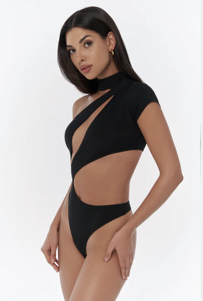 Free Australian Shipping - Best price worldwide.

Unleash your boldest self with the Gina Bodysuit. In classic black, this stunning piece features sexy cut-outs and an asymmetric design, perfect for making a striking impression. Crafted from our signature soft and elastic fabric, it ensures you feel as amazing as you look. Whether at the studio or out on the town, the Gina Bodysuit will make you feel empowered and unforgettable.


String bottom
Snap button closure at the hem
Snap&nbsp;button closer at the n