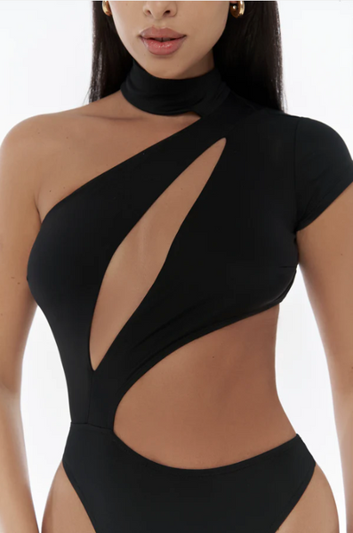 Free Australian Shipping - Best price worldwide.

Unleash your boldest self with the Gina Bodysuit. In classic black, this stunning piece features sexy cut-outs and an asymmetric design, perfect for making a striking impression. Crafted from our signature soft and elastic fabric, it ensures you feel as amazing as you look. Whether at the studio or out on the town, the Gina Bodysuit will make you feel empowered and unforgettable.


String bottom
Snap button closure at the hem
Snap&nbsp;button closer at the n