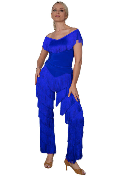 Free Australian Delivery - Best Price Delivered Worldwide.

Best Seller! P2410 Full Fringe Pants. Unleash your inner dancing diva with P2410 Full Fringe Pants! These stretchy pants are covered in 6 inches of dense fringe, amplifying your every move on the dance floor. Get ready to twirl, shimmy, and shake in style! Fabulous pants for special events, social dancing, performance and dance competitions.