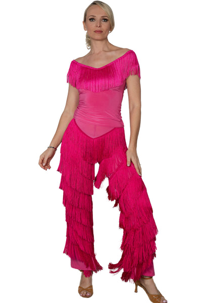 Free Australian Delivery - Best Price Delivered Worldwide.

Best Seller! P2410 Full Fringe Pants. Unleash your inner dancing diva with P2410 Full Fringe Pants! These stretchy pants are covered in 6 inches of dense fringe, amplifying your every move on the dance floor. Get ready to twirl, shimmy, and shake in style! Fabulous pants for special events, social dancing, performance and dance competitions.