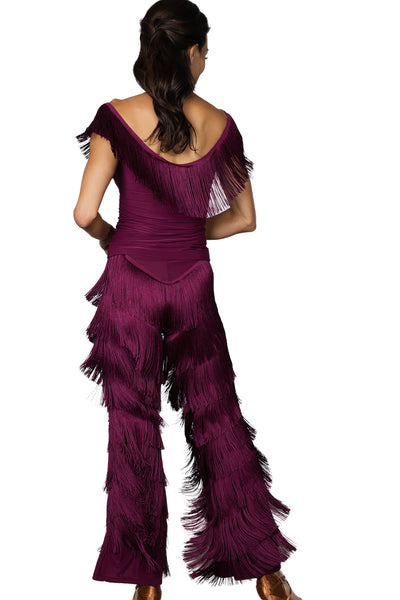 Free Australian Delivery - Best Price Delivered Worldwide.

Best Seller! P2410 Full Fringe Pants. Unleash your inner dancing diva with P2410 Full Fringe Pants! These stretchy pants are covered in 6 inches of dense fringe, amplifying your every move on the dance floor. Get ready to twirl, shimmy, and shake in style! Fabulous pants for special events, social dancing, performance and dance competitions.