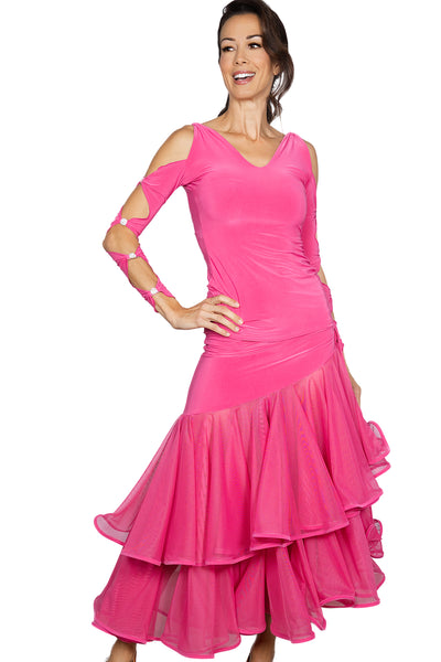 FREE AUSTRALIA-WIDE SHIPPING with tracking!&nbsp; Best price delivered to your door worldwide.

Get ready to ruffle some feathers (in the best way possible) with our S2414 Long Flamenco Skirt. Perfect for a night out or a day at the mall, this skirt will have you dancing all day long. So go ahead, twirl away in this flamenco-inspired masterpiece. Perfect for Ballroom, Paso, Latin, Flamenco, Samba &amp; Salsa Dancing practice, social events, medal exams, recreational dancesport competitions and more.