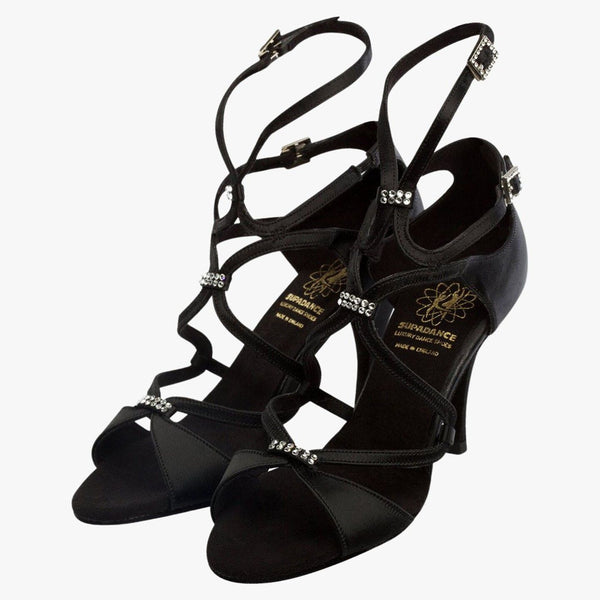 Australia-wide priority shipping is already included in the price of all Supadance Shoes.  Nothing more to pay!   Unique design available in Black or Dark Tan Satin.  The perfect, high quality dance shoe for Latin, Salsa, Kizomba, Bachata dancers.   Perfect for your next special event or performance.  Made to last.