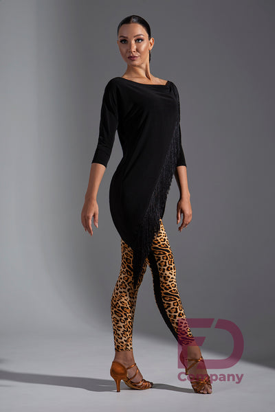 Free Australia-wide standard shipping with tracking.  Cheap and efficient worldwide shipping with Australia Post plus tracking.  Gorgeous leggings for dance made using leopard print jersey with stripes.  Elastic waist band for comfort.