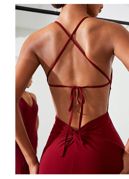 Free Australia-wide Shipping.  Best price worldwide with tracking.  Showcasing a minimalistic silhouette, is transformed with her striking criss straps open-back that will have you turning heads.  Perfect for DanceSport competition, performance, social dancing and special event.