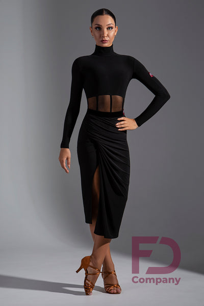 Latin Skirt YL 1149 in Black