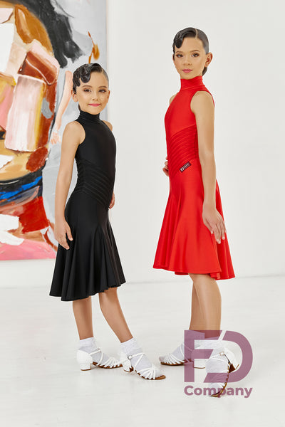 FREE AUSTRALIA-WIDE SHIPPING.  Best price worldwide guaranteed.  A beautiful Juvenile Dance Dress - built-in leotard with fasteners, sleeveless with turtleneck & hidden zipper at the back.