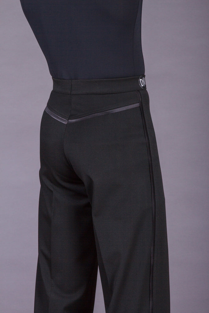 DSI-London Plain Trousers with Satin Stripe & Satin Yoke 4003