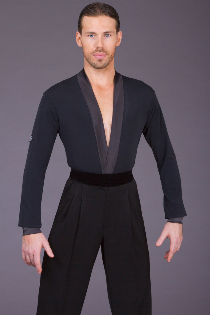 dsi mens latin competition shirt with deep v front from dsi australia