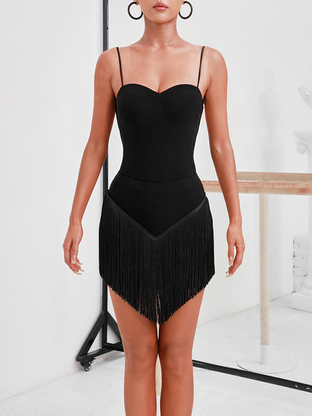 Free Australia-wide Shipping.  Best Price Worldwide.  Let our Angular Skirt highlight your curve and leg movements.  We're styling ours with The Bodysuit.  Perfect for practice, floorshows and competition. 