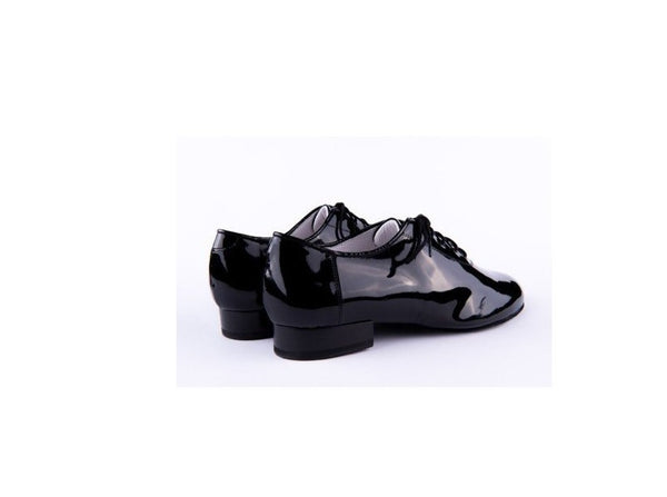 100% Italian made, handcrafted using only the finest quality materials.  These Luxury Mens Ballroom Dance Shoes are perfect for Ballroom & Social Dance Styles - performance & competition.   A stunning, high quality hand made dance shoe for every occasion!   Made with Black Patent. - See below for sole options.  Unless otherwise requested, these Ballroom Shoes will be made with a Super Flex Split Sole.
