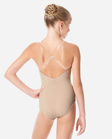 SALE Girls Nude or Black Camisole Brief Bodysuit Geneva