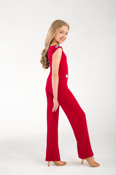 The slash neck, cap sleeve leotard, double layered for modesty and confidence whilst performing is available in Black, Aubergine and Red.  Matching skirts, wraps and trousers run across the range for Children through to Ladies.