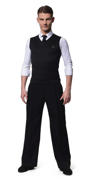 rs atelier mens dmitry black cool fitted waistcoat from dancewear for you