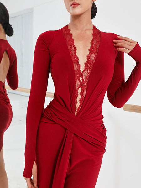 Free Australia-wide Shipping.  Best price worldwide with tracking.  We're all about making subtle statements and the stunning Ballroom Lady Dress just that.  Designed in an ultra comfortable stretch fabric, Lace deep V neckline and open back details.  Elegant cut-outs that will add edge to your look.