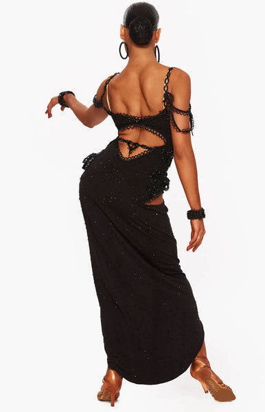 SALE Sasuel Latin Dress Dark Temptress