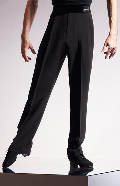 Sasuel Mens/Youth Latin Slim-Fit Trousers Velvet Pockets
