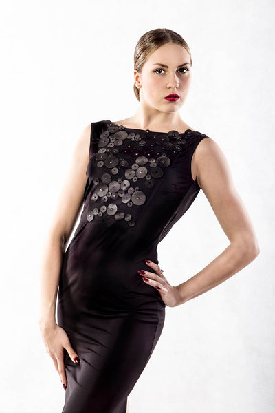 Dancebox Dotti Latin Dress in Black