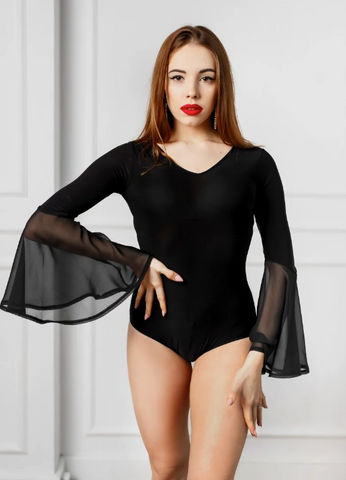 Fashion Dance Amelia Bodysuit in Black