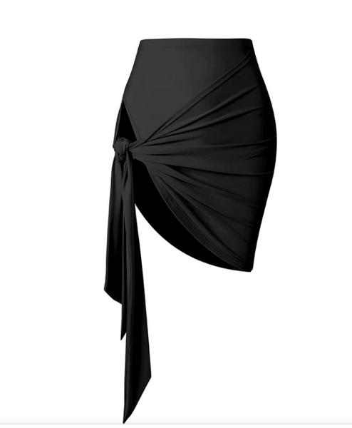 ZYM Wrap Skirt 2251 in Black or Barbie Pink