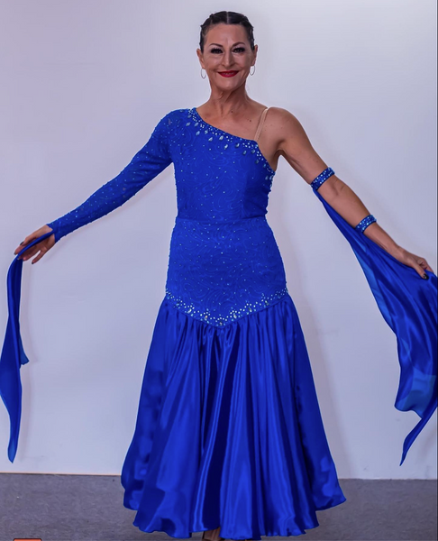 Free Australia-wide express shipping.  Best price guarantee worldwide.  No corners have been cut on this High Quality Ballroom & Latin Convertible Dress created using only Chrisanne Clover Fabrics and crystalized to sparkle on the dance floor.  Perfect for DanceSport Competition, Ballroom Dance Medals or special occasions. 