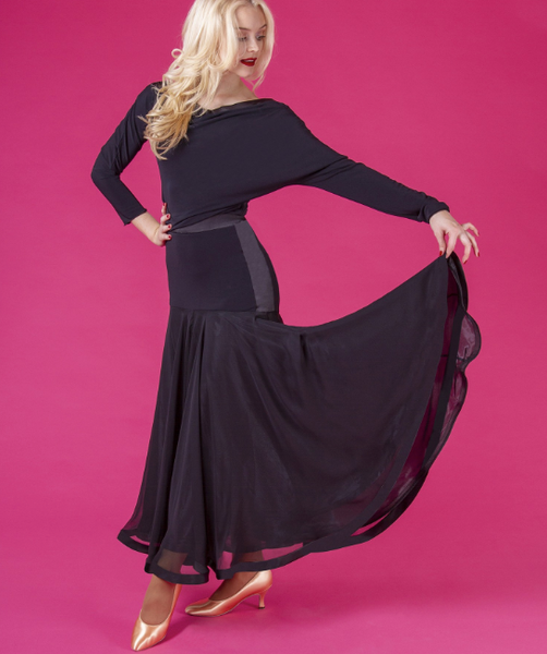 dsi london ladies long sleev batwing top with off the shoulder feature from dancewear for you australia free shipping